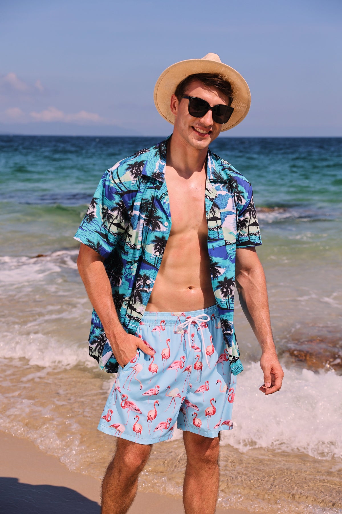 Mesh Liner Swim Trunks