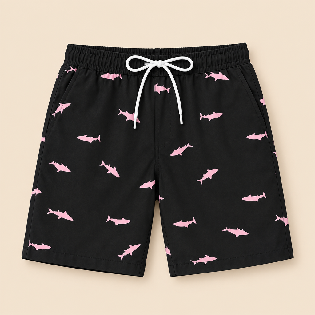 SILKWORLD Men's Swim Trunks Quick Dry Swimming Shorts with Compression Liner