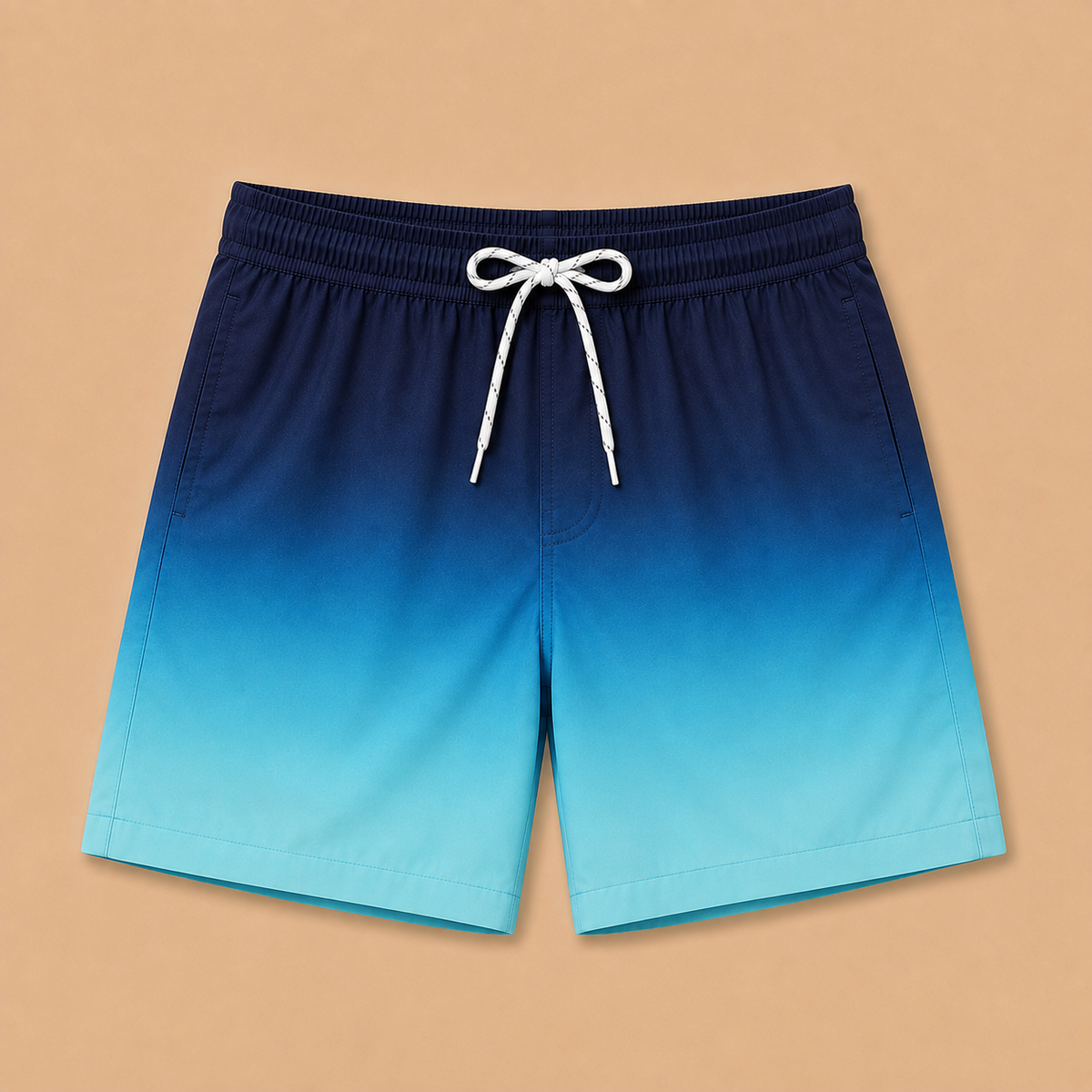 SILKWORLD Men's Swimming Trunks with Compression Liner Quick Dry Swim Shorts