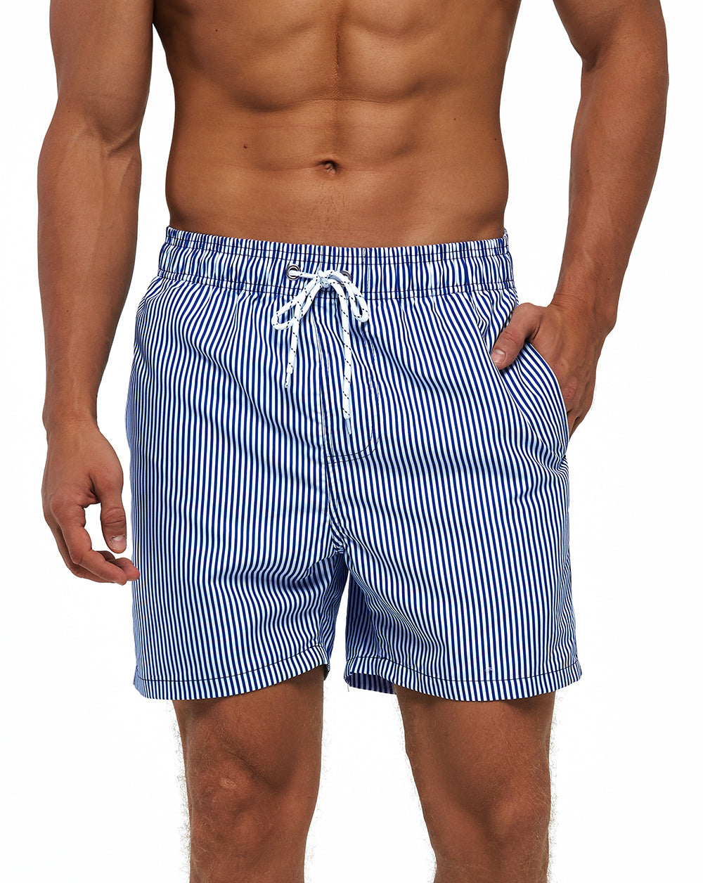 SILKWORLD Men's Hawaiian Beach Shorts Quick Dry Swimming Trunks