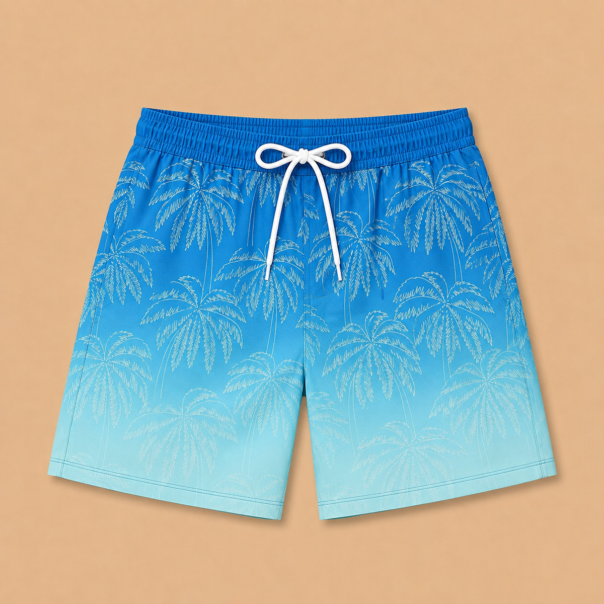 SILKWORLD Men's Swim Trunks Quick Dry Swimming Shorts with Compression Liner