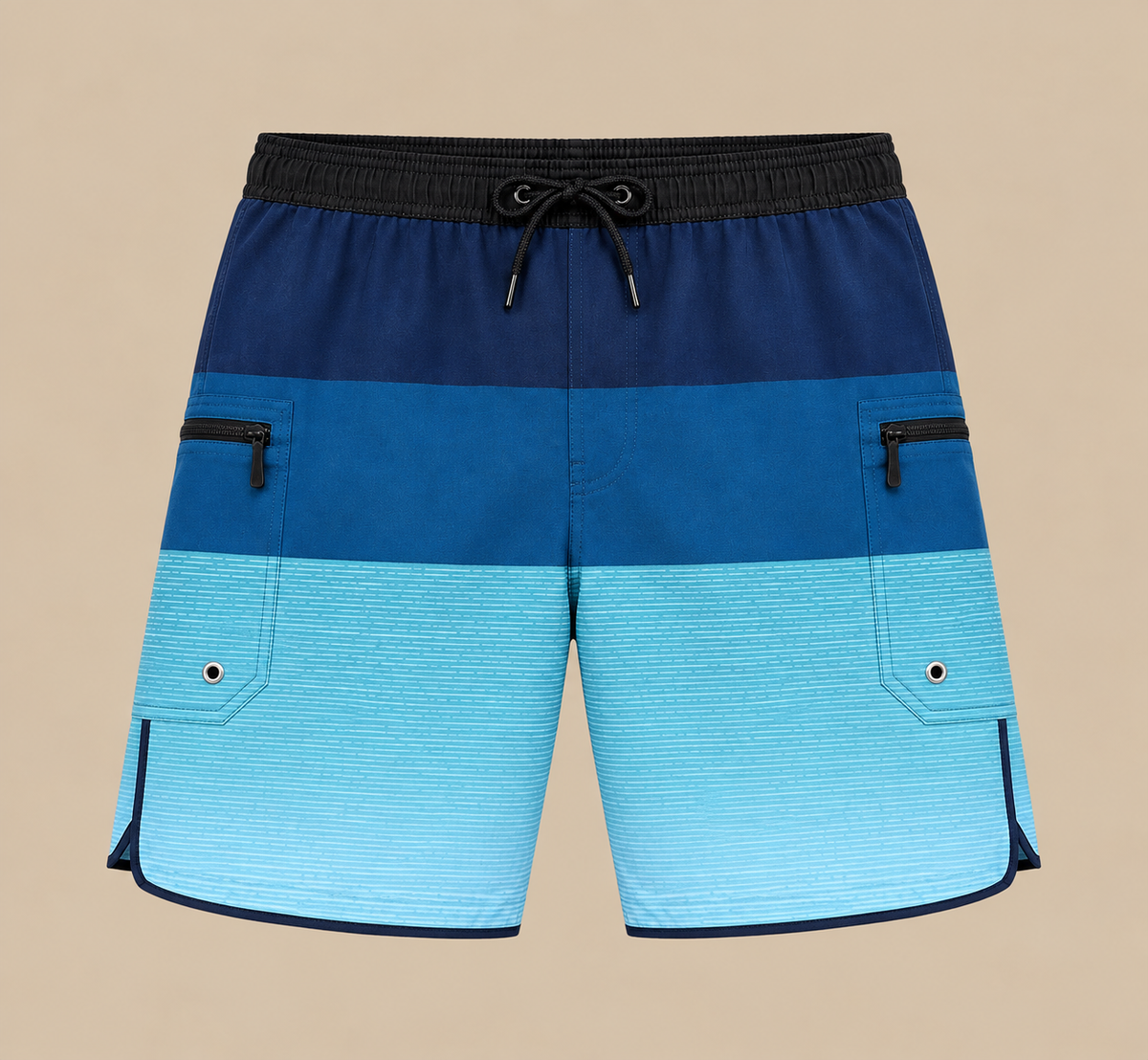 SILKWORLD Men's Swim Trunks with Compression Liner 9 Inch Suit 2 in 1 with Pockets