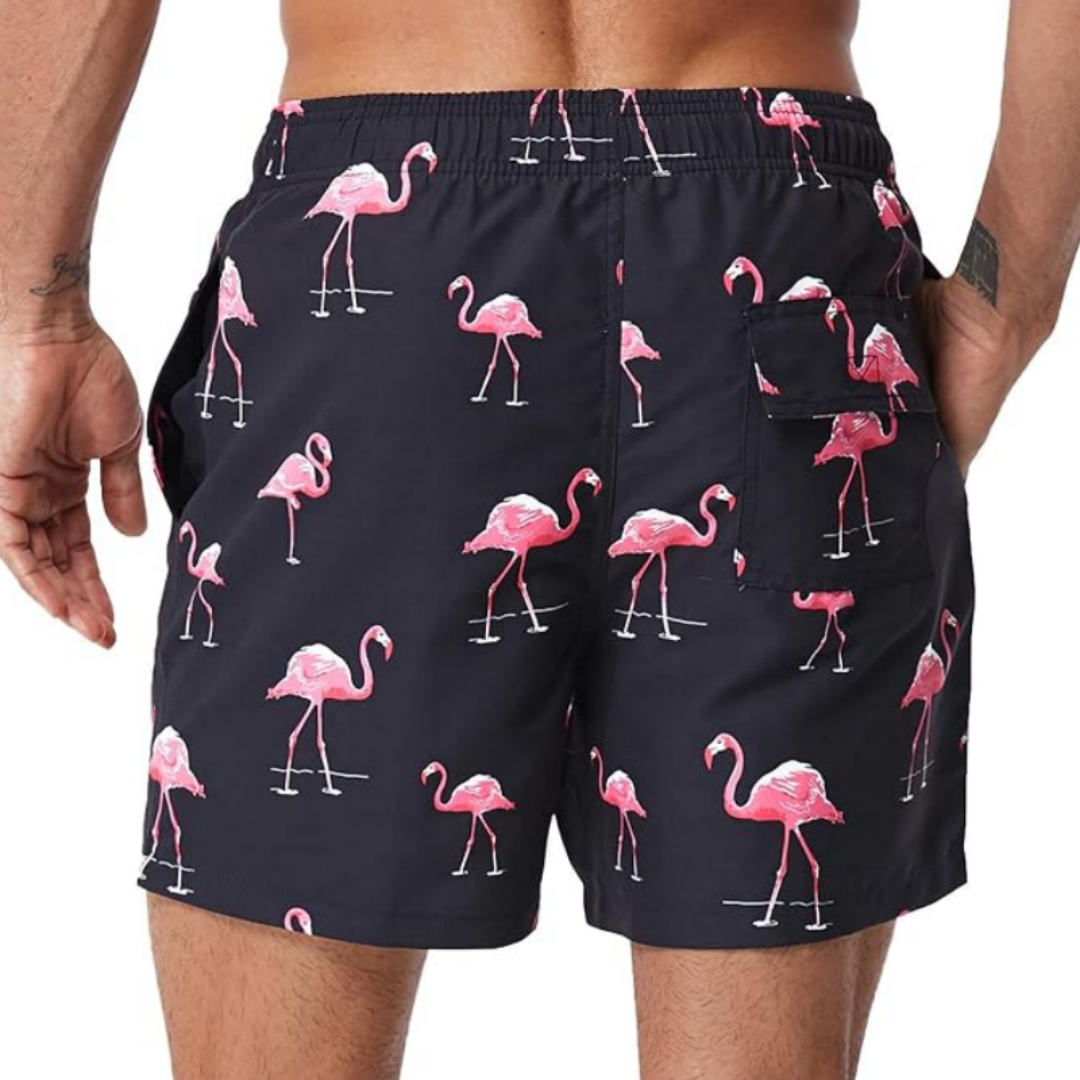 SILKWORLD Men's Swim Trunks Quick Dry Shorts with Pockets