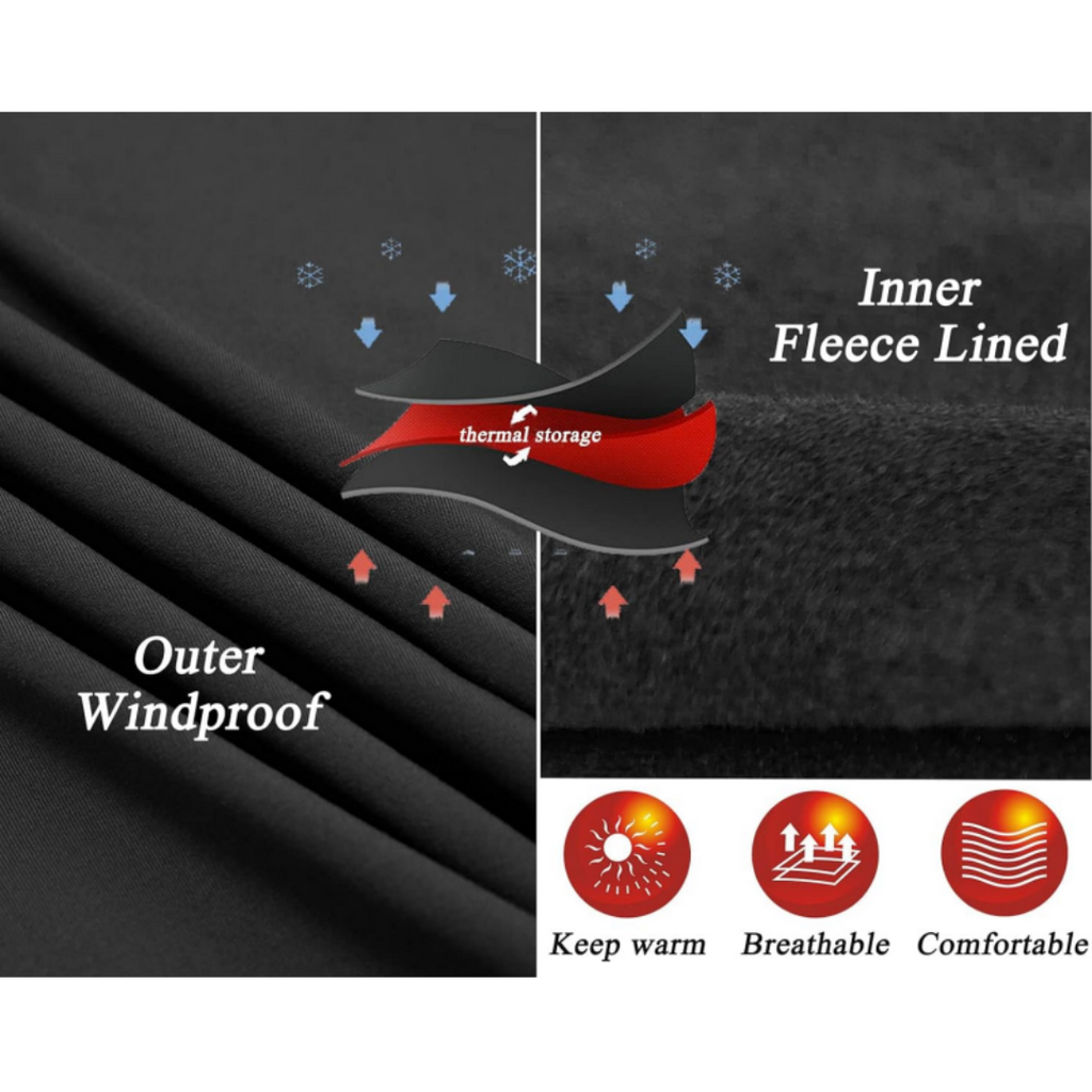 SILKWORLD Men's Compression Pants Pockets Breathable 2 Pack