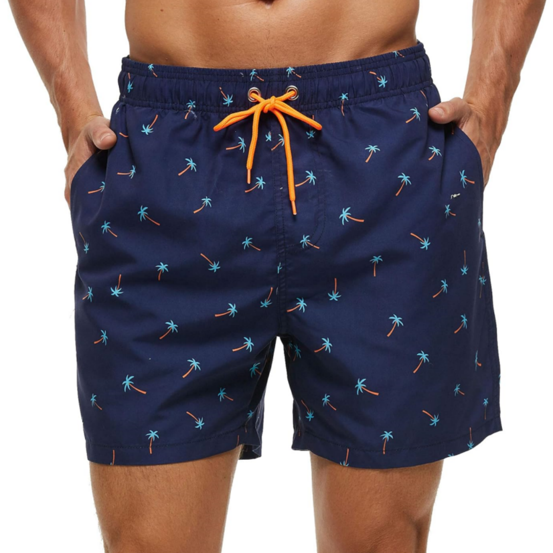 SILKWORLD Men's Swim Trunks Quick Dry Shorts with Pockets