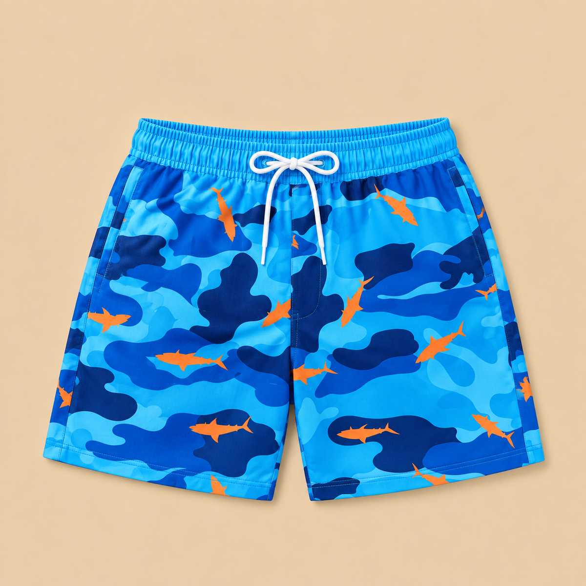 SILKWORLD Men's Swim Trunks Quick Dry Swimming Shorts with Compression Liner