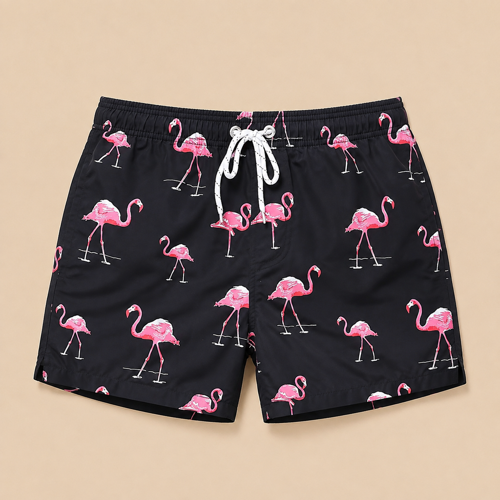 SILKWORLD Men's Swim Trunks & Shorts Quick Dry Beach Shorts  with Pockets Bathing suits