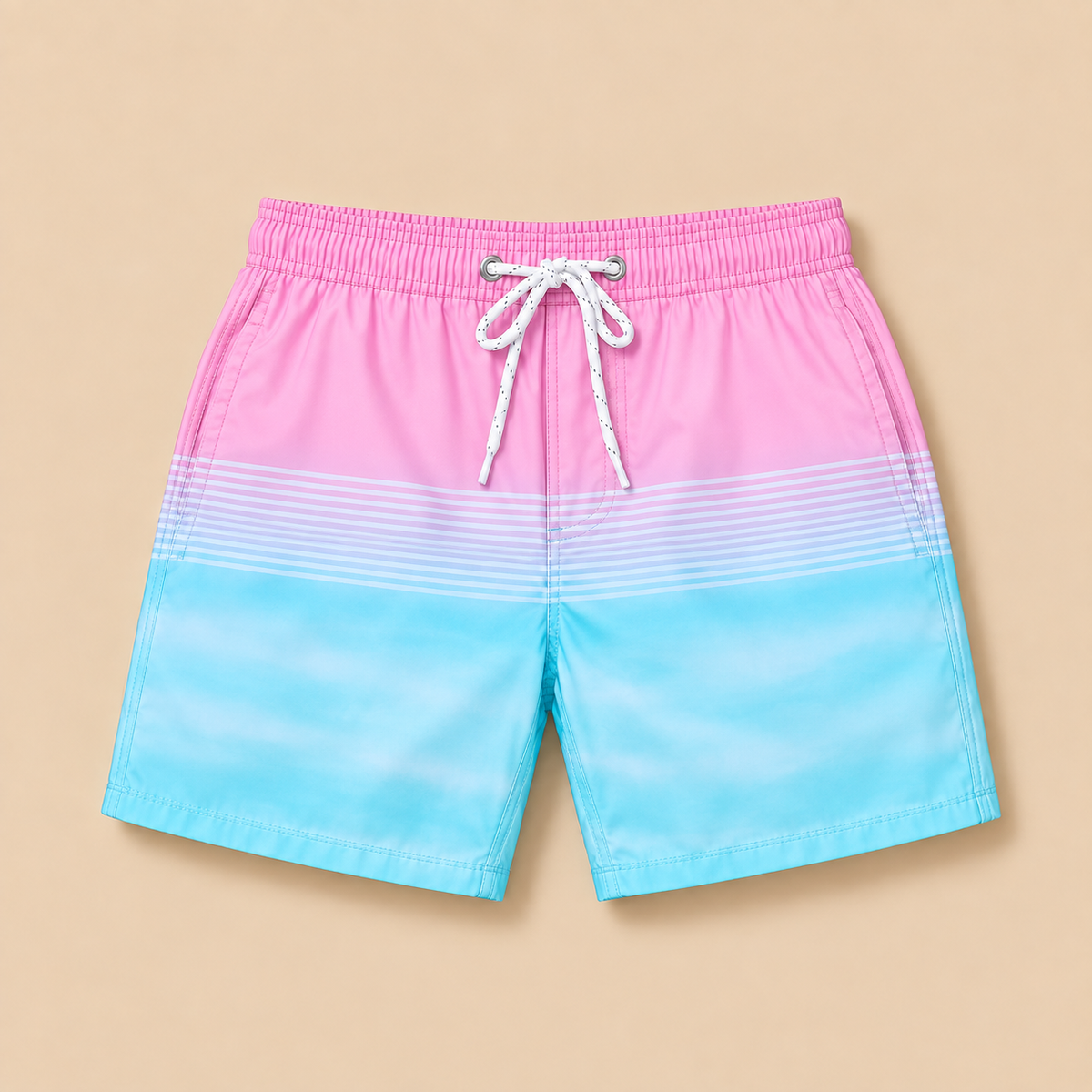 SILKWORLD Mens Swimming Trunks 2 in 1 Quick Dry Bathing Suit With Zipper Pockets