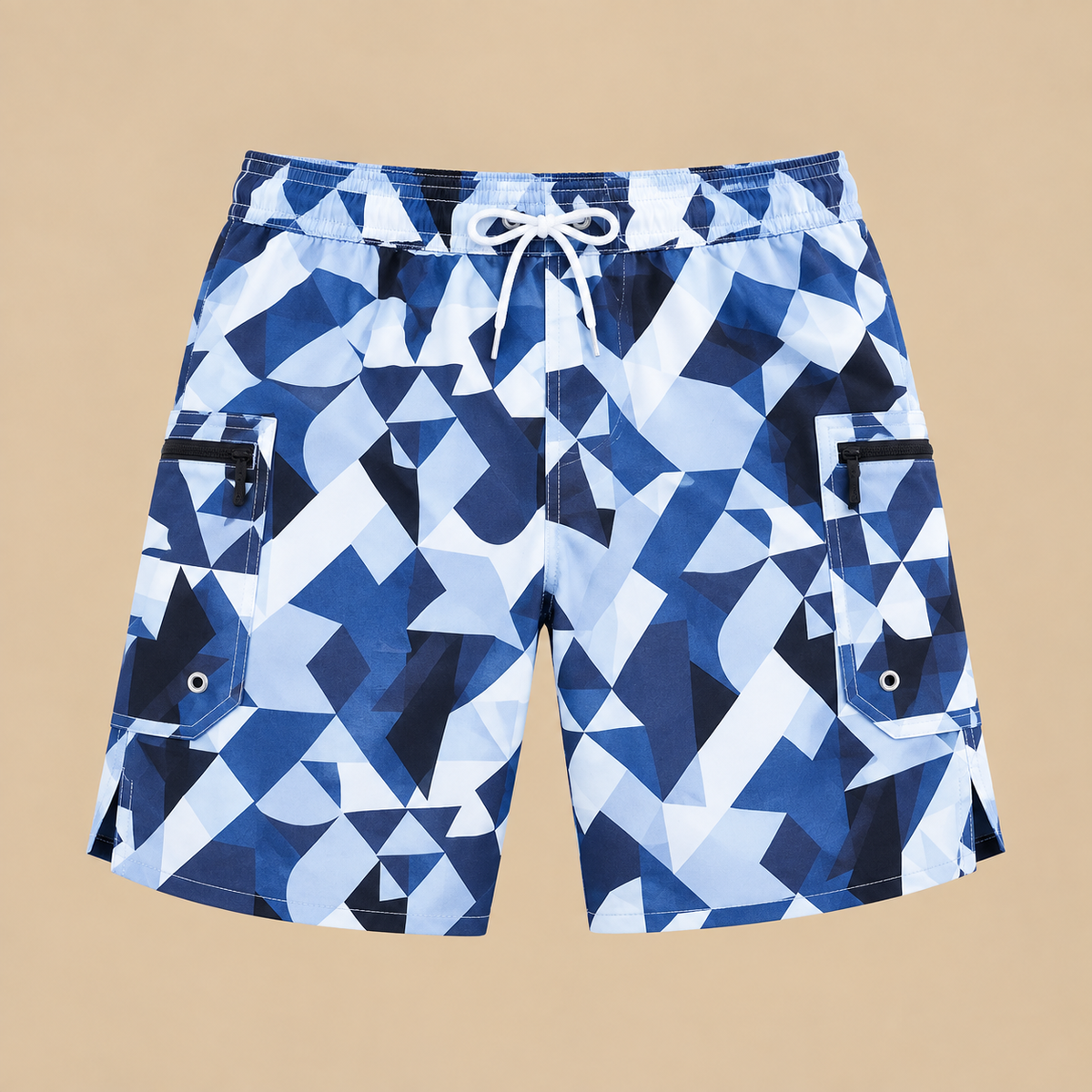SILKWORLD Men's Swim Trunks with Compression Liner 9 Inch Suit 2 in 1 with Pockets
