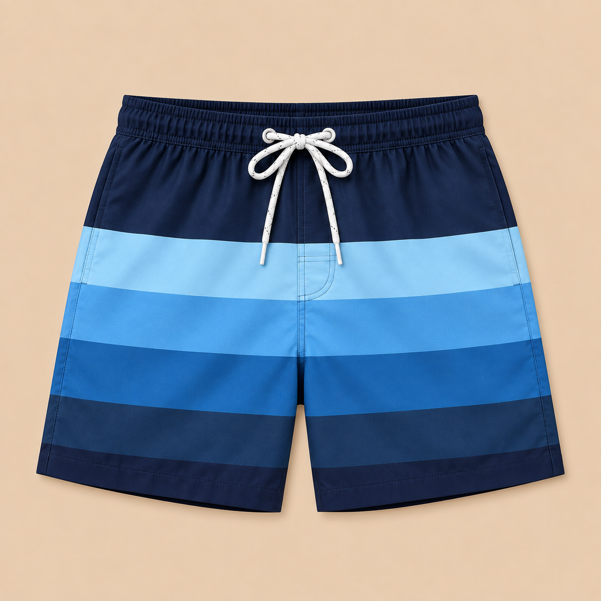 SILKWORLD Men's Swim Trunks with Compression Liner 2 in 1 Quick Dry Beach Shorts