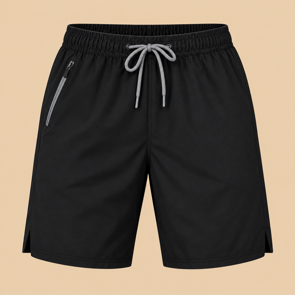SILKWORLD Men's Swim Trunks with Compression Liner Quick Dry Bathing Suit